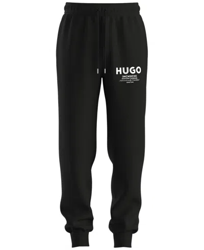 Hugo Boss Hugo By  Men's Loose-fit Logo Pants In Black