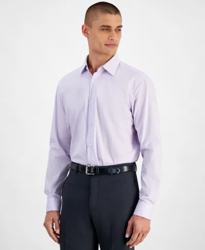 Hugo Boss Hugo By  Men's Modern-fit Dress Shirt In Light Pastel Purple