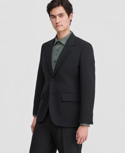 Hugo Boss Hugo By  Men's Modern-fit Seersucker Sport Coat In Black