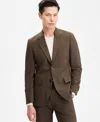 Hugo Boss Hugo By  Men's Modern-fit Solid Suit Jacket In Brown