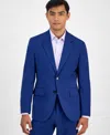 Hugo Boss Hugo By  Men's Modern-fit Solid Wool-blend Suit Separate Jacket In Blue