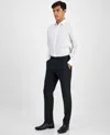 Hugo Boss Hugo By  Men's Modern-fit Solid Wool-blend Suit Separate Pants In Black