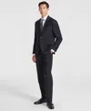 Hugo Boss Hugo By  Men Modern-fit Stretch Solid Nested Suits In Black
