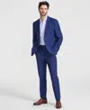 Hugo Boss Hugo By  Men Modern-fit Stretch Solid Nested Suits In Med Blue