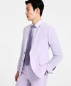 Hugo Boss Hugo By  Men's Modern-fit Wool Blend Suit Jacket In Purple