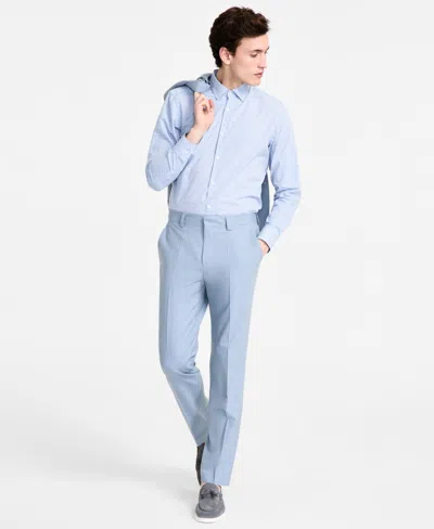 Hugo Boss Hugo By  Men's Modern-fit Wool Blend Suit Pants In Blue