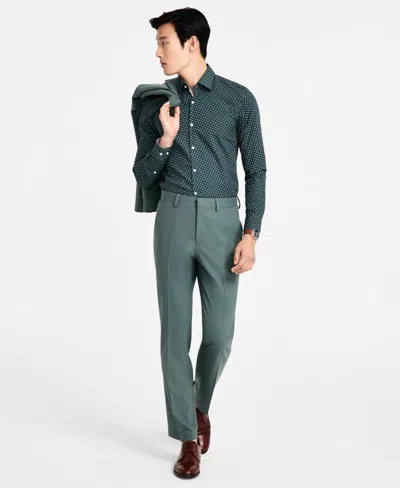 Hugo Boss Hugo By  Men's Modern-fit Wool Blend Suit Pants In Grey