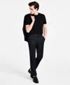 Hugo Boss Hugo By  Men's Modern-fit Wool Blend Suit Pants In Navy Check