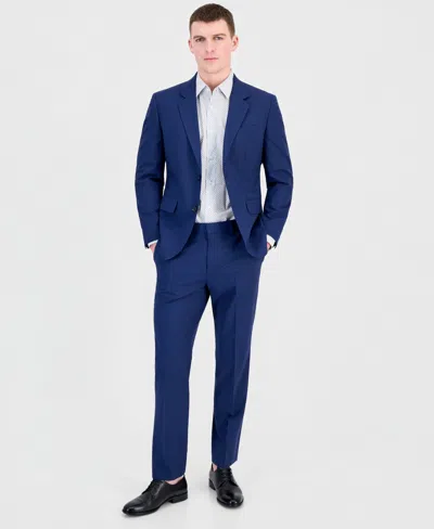 Hugo Boss Hugo By  Men's Modern-fit Wool Blend Suit In Blue