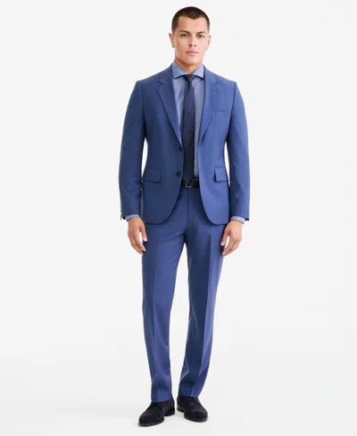 Hugo Boss Hugo By  Men's Modern-fit Wool Blend Suit In Blue