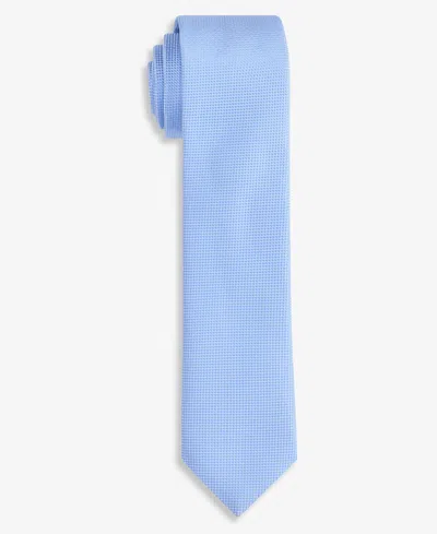 Hugo Boss Hugo By  Men's Neat Skinny Silk Blend Tie In Baby Blue