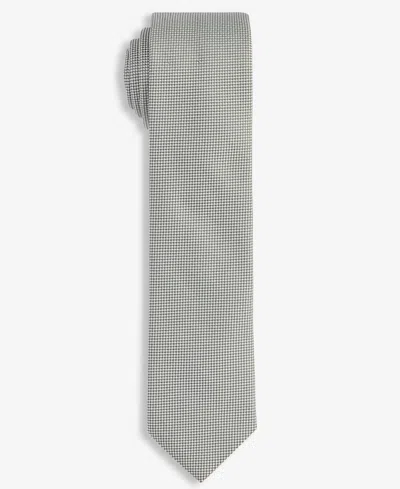 Hugo Boss Hugo By  Men's Neat Skinny Silk Blend Tie In Green