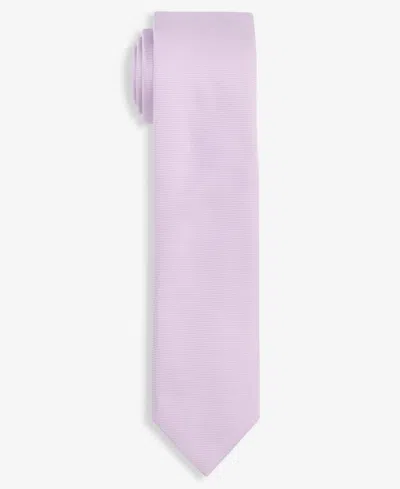 Hugo Boss Hugo By  Men's Neat Skinny Silk Blend Tie In Purple