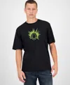 Hugo Boss Hugo By  Men's Nugix Cotton Graphic T-shirt In Black