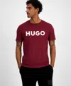 Hugo Boss Hugo Dulivio Crew Neck T Shirt Burgundy