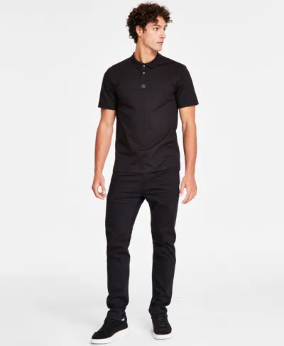 Hugo Boss Hugo By  Men's Regular-fit Polo Shirt In Black
