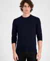 HUGO BOSS HUGO BY HUGO BOSS MEN'S SAN CASSIUS LOGO SWEATER, CREATED FOR MACY'S