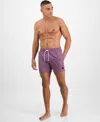 Hugo Boss Hugo By  Men's Vibe Swim Trunks In Purple