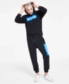 Hugo Boss By  Mens Hoodie Logo Graphic T Shirt Logo Print Jogger Pants In Black