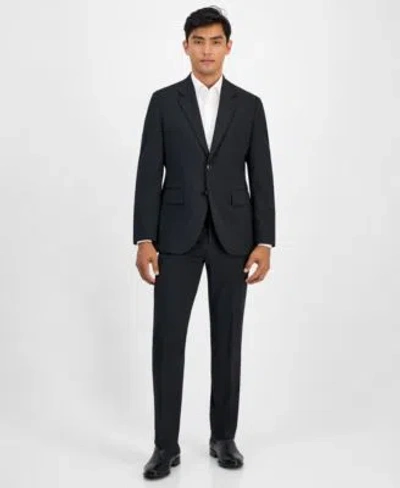 Hugo Boss Hugo By  Mens Modern Fit Plaid Suit Separates In Black