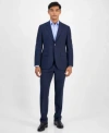 Hugo Boss Hugo By  Mens Modern Fit Plaid Suit Separates In Blue