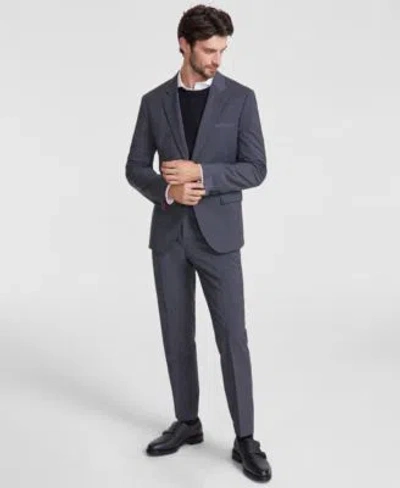 Hugo Boss Hugo By  Mens Modern Fit Wool Blend Suit In Blue