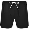 Hugo Boss Hugo Chaffle Swim Shorts Black In Black
