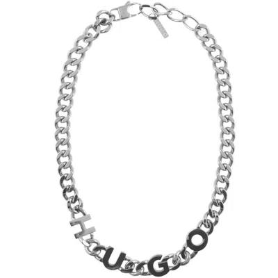 Hugo Boss Hugo Chain Necklace Silver