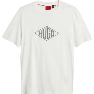 Hugo Boss Hugo Dalendi Logo Embroidered T-shirt