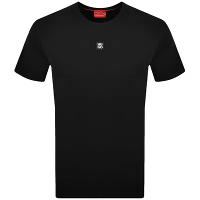 Hugo Boss Hugo Dalile Stacked Logo T Shirt Black