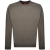 Hugo Boss Hugo Dapocrew Relaxed Fit Sweatshirt Grey In Gray