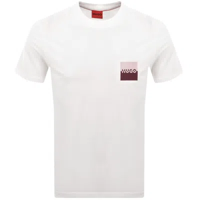 Hugo Boss Hugo Dapusi Crew Neck T Shirt White