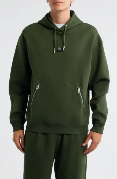 HUGO BOSS HUGO DARGEN KNIT PULLOVER HOODIE