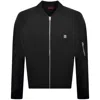 Hugo Boss Hugo Dargenzip Full Zip Sweatshirt Black In Black