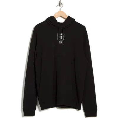 Hugo Boss Hugo Darrett Stacked Logo Graphic Hoodie In Black