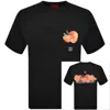 Hugo Boss Dartiee Fruit-illustration T-shirt In Black