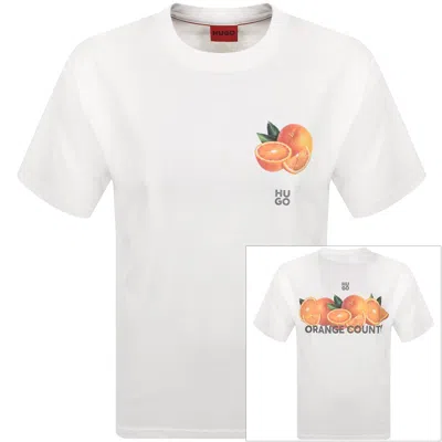 HUGO BOSS HUGO DARTIEE T SHIRT WHITE