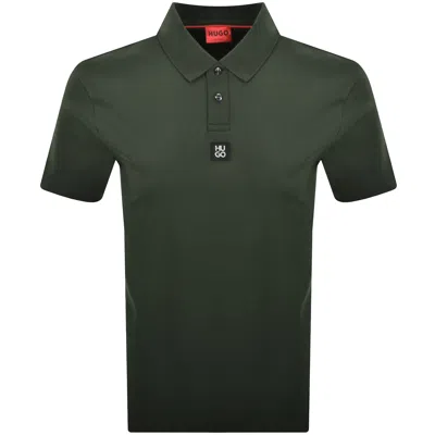 HUGO BOSS HUGO DEABONO POLO T SHIRT GREEN
