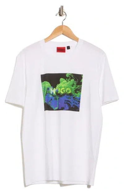 Hugo Boss Hugo Demonad Graphic T-shirt In White