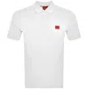 Hugo Boss Hugo Polo Shirt With Logo Patch In White