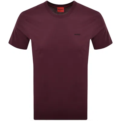 Hugo Boss Hugo Dero222 T Shirt Burgundy
