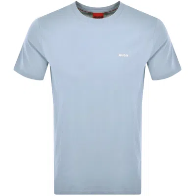 Hugo Boss Hugo Dero222 T Shirt Open Blue