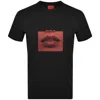 Hugo Boss Hugo Deterni T Shirt Black In Black
