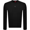 Hugo Boss Hugo Dettil Relaxed Fit Sweatshirt Black In Black
