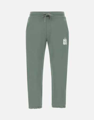 Hugo Boss Hugo Dilibero Sage Green Cotton Jogger Pant