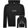 Hugo Boss Hugo Dimstone Hoodie Black In Black