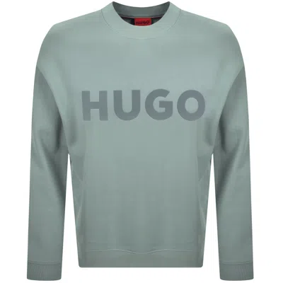 HUGO BOSS HUGO DINEX SWEATSHIRT PASTEL GREEN