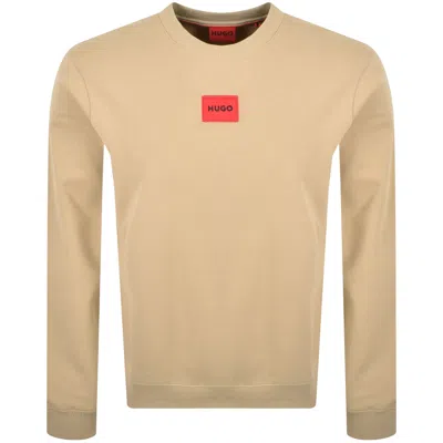 Hugo Boss Hugo Diragol 212 Sweatshirt Beige In Neutral
