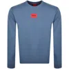 Hugo Boss Cotton-terry Regular-fit Sweatshirt With Logo Label In Multi