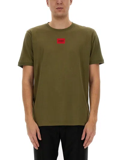 Hugo Boss Hugo Diragolino Tshirt 212 In Military Green